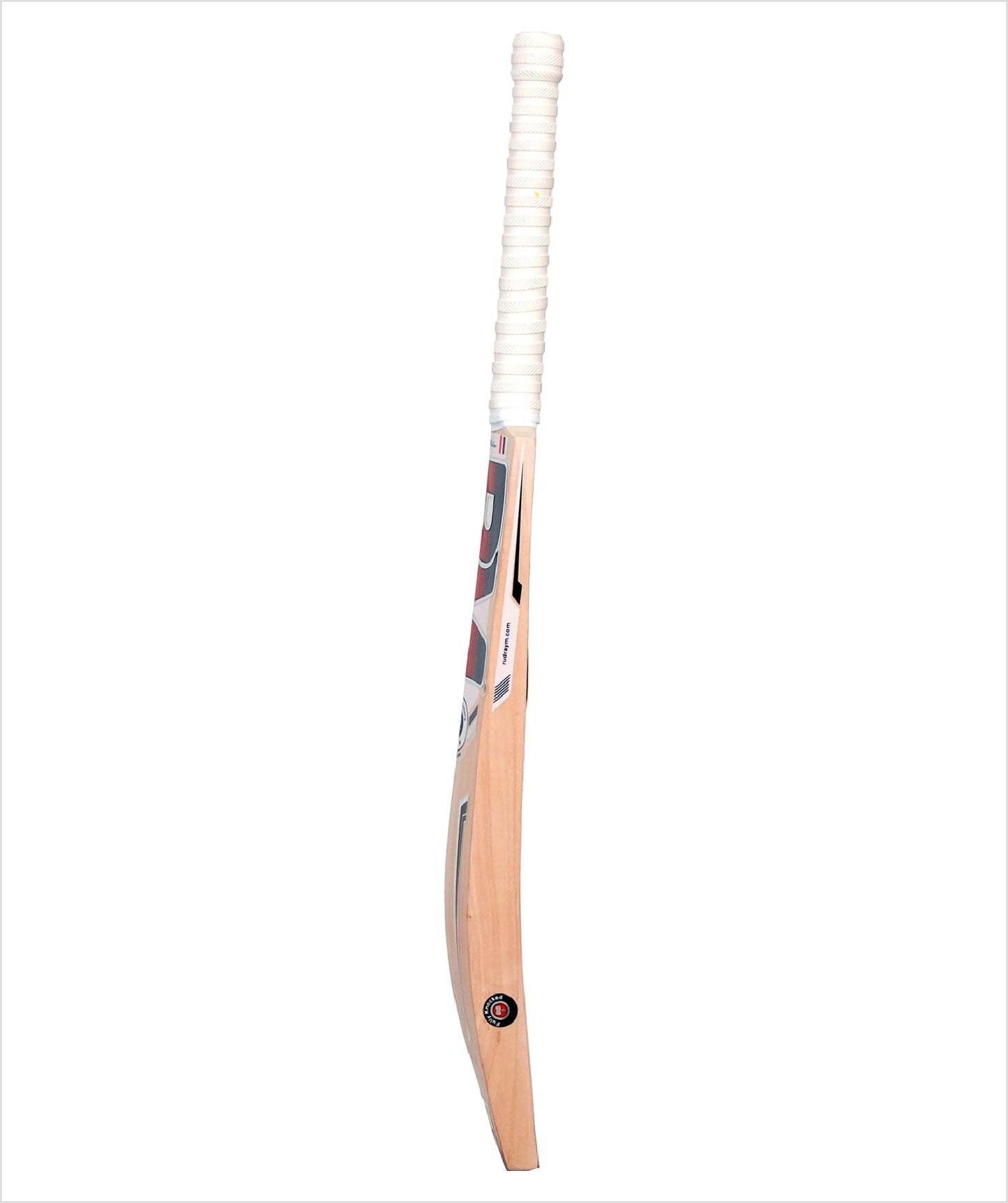 RUDRAYM RM Legend English Willow Cricket Bat | Pre - Knocked for Leather Ball | Full - Size Bat for Adults | Singapore Cane Handle | Lightweight & Durable | 15+ Years | 1080 - 1120g - Rudraym Sports
