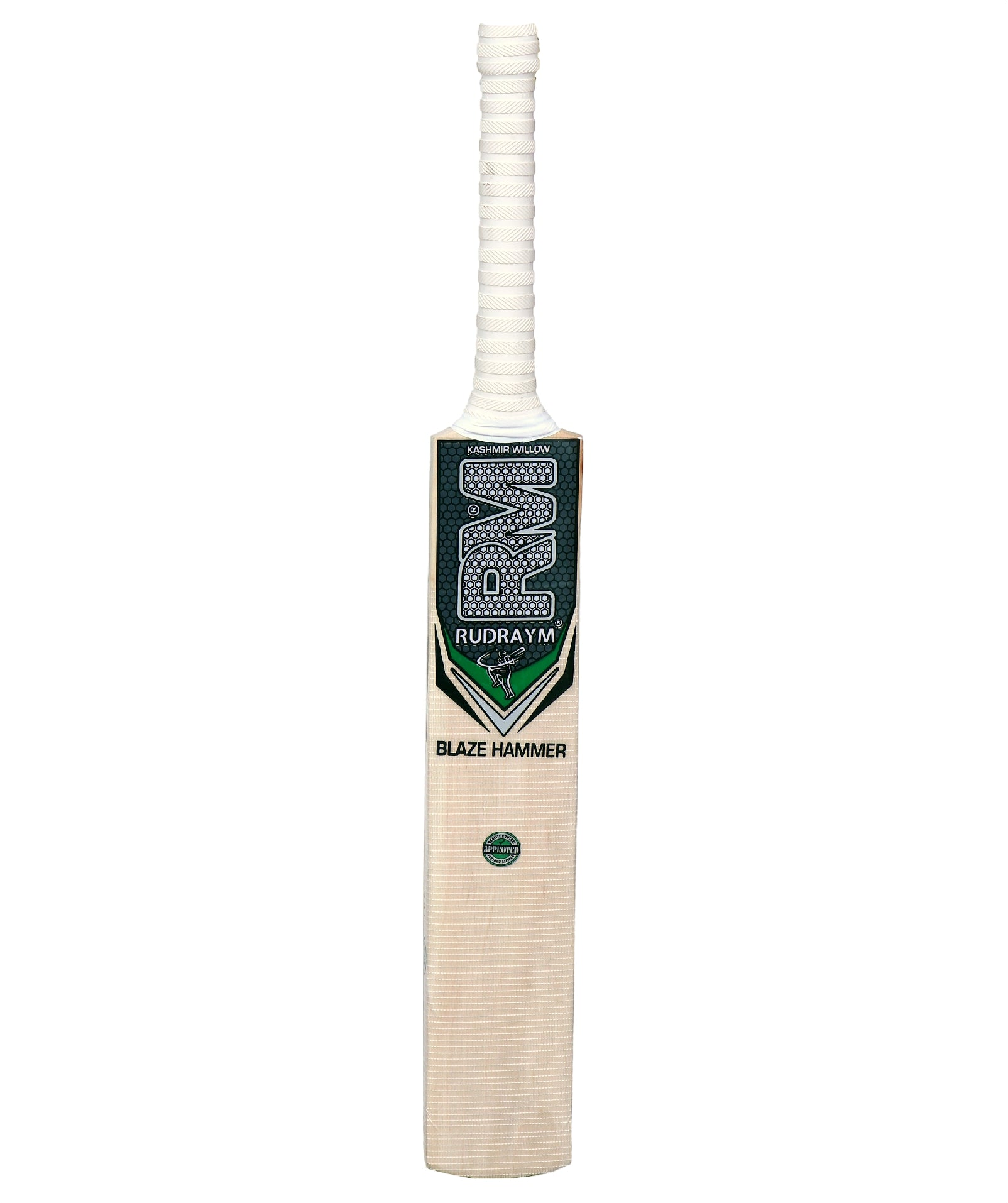 RUDRAYM RM Kids Cricket Bat BlazeHammer Size 5 Kashmiri Willow Wood For Leather Ball Kashmir Willow Cricket Bat  (700-900 g)