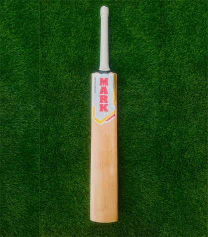 MARK Double Blade Kashmiri Wooden Hard Tennis Bat Lightweight Scoop Matte Polished Waterproof Kashmir Willow Cricket Bat For 15+ Yrs (1 kg) - Rudraym Sports