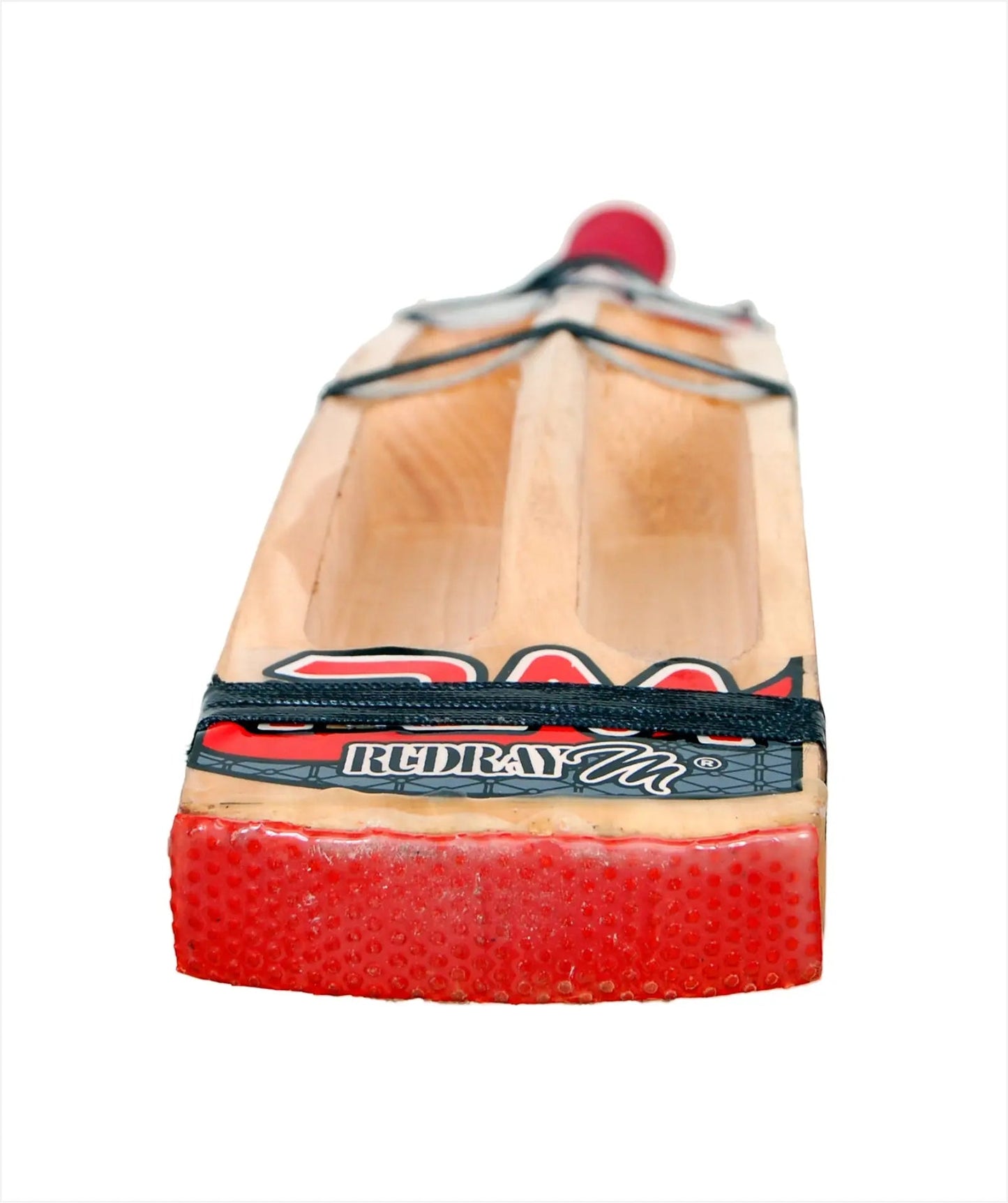 RUDRAYM RM AK47 cricket bat toe and blade detail