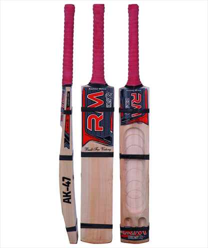 RUDRAYM RM AK47 Double Blade Scoop Tennis Bat | Kashmir Willow - Rudraym Sports