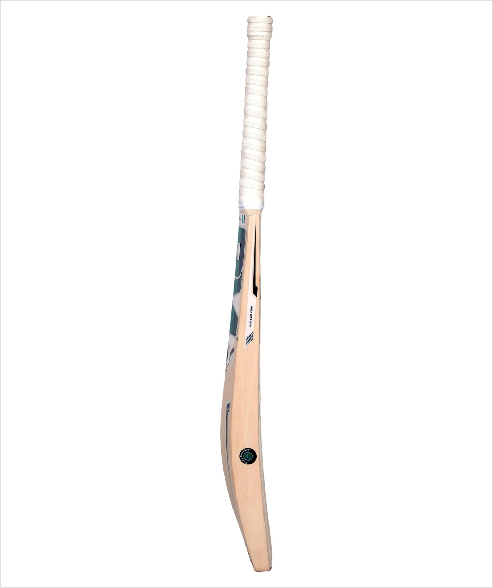 RUDRAYM RM Euphoria English Willow Cricket Bat | Pre - Knocked for Leather Ball | Full - Size Bat for Adults | Singapore Cane Handle | Lightweight & Durable | 15+ Years | 1080 - 1120g - Rudraym Sports
