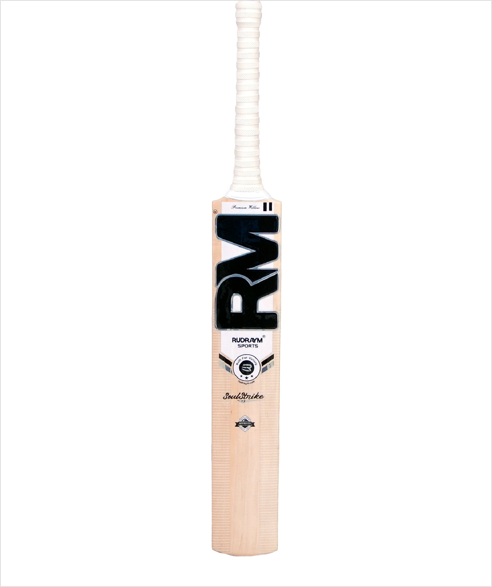 RUDRAYM RM Soul Strike Edition Premium English Willow Leather Cricket Bat - Rudraym Sports